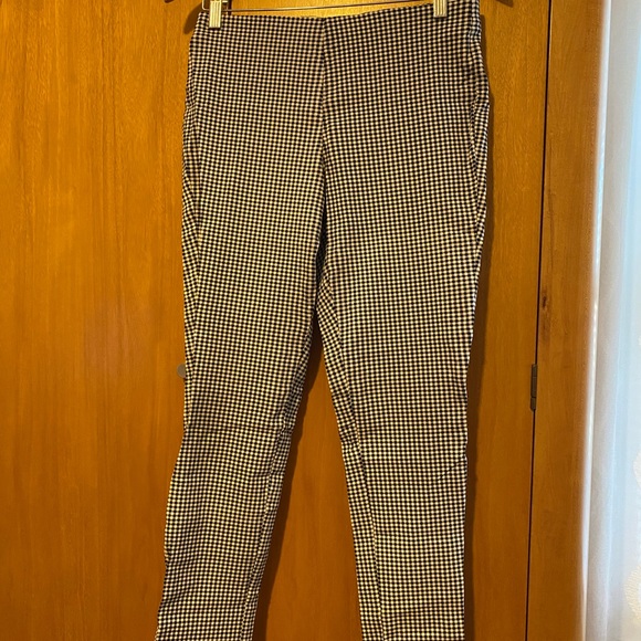 EUC Michael Kors gingham print skinny/Legging - Picture 3 of 3
